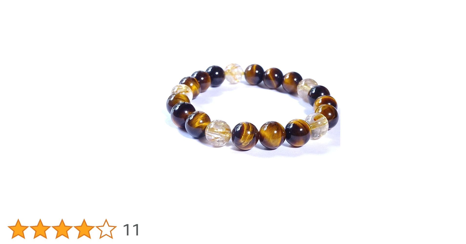 Amazon | 叶石 【 最強の金運石、タイチンルチルを、あなたの腕元に